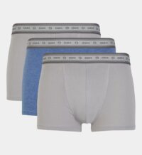 lot de 3 boxers coton bio ecosmart Gris Dim