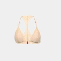 soutien-gorge triangle sans armature en dentelle Beige Scandale Eco Lingerie