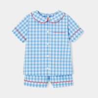 Pyjama short enfant fille en Vichy - Jacadi