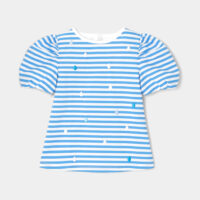 T-shirt enfant fille bi-matière - Jacadi