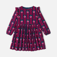 Robe enfant fille en velours - Jacadi