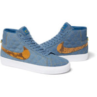 baskets Supreme Nike SB Blazer Mid - Denim