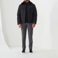 Blouson matelassé style Urban noir Fernand"" - Izac