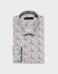 Chemise slim micro motif - Izac