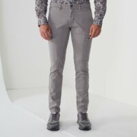 Pantalon casual cargo gris Mixte"" - Izac