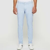 Pantalon casual slim bleu ciel Perrebi"" - Izac