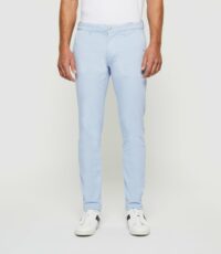 Pantalon casual slim bleu ciel Perrebi"" - Izac