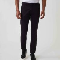 Pantalon chino fashion noir Macadamia"" - Izac