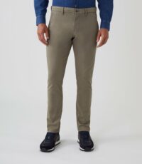 Pantalon chino kaki clair Macadamia"" - Izac