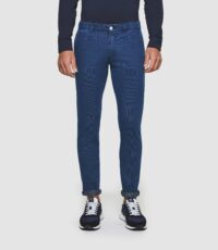 Pantalon slim bleu Perrebi"" - Izac