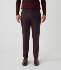 Pantalon ville bordeaux Gveloute"" - Izac