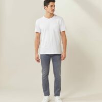 T shirt col rond BLANC - Izac