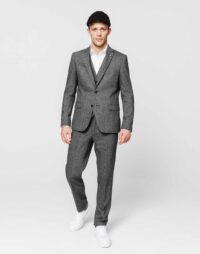 Veste tweed anthracite - Izac