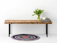 Banquette en bois de récupération - Weld & Co