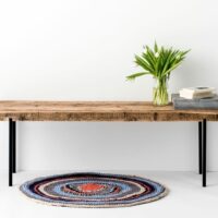 Banquette en bois de récupération - Weld & Co