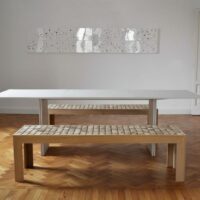 Banquette en bois massif - Mg12