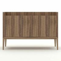 Buffet en noyer avec portes - Barba Design