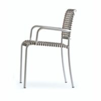 Chaise empilable avec accoudoirs - Gervasoni