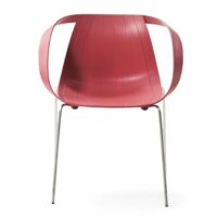 Chaise empilable en polypropylène avec accoudoirs - Moroso