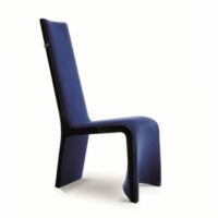 Chaise en tissu avec dossier haut - Costantini Pietro