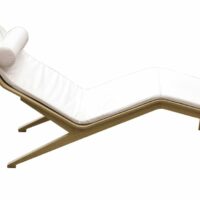 Chaise longue en chêne - Bedont