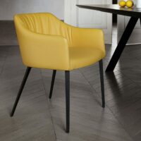 Chaise rembourrée avec accoudoirs - Ronda Design