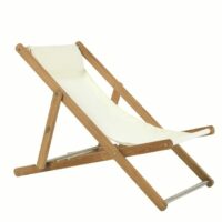 Chilienne inclinable en tissu synthétique - Ethimo