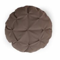 Coussin ronde en tissu pour canapé - Sancal