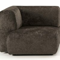 Fauteuil d'angle modulable en coton - Sancal