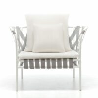 Fauteuil de jardin en aluminium enduit de poudre - Gervasoni