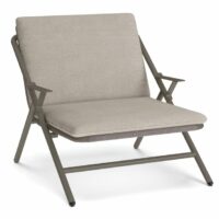 Fauteuil de jardin en aluminium et tissu - Bivaq