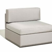 Fauteuil de jardin modulable en tissu - Bivaq