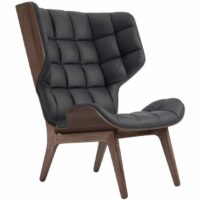 Fauteuil en cuir avec dossier haut - Norr11