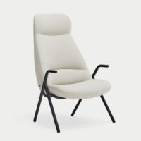 Fauteuil en polyester avec dossier haut - Teulat