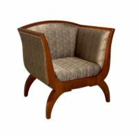 Fauteuil en tissu avec accoudoirs - Morelato