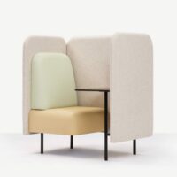 Fauteuil en tissu avec dossier haut pour CHR - Intuit By Softrend