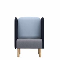 Fauteuil en tissu avec rembourrage ignifuge - Intuit By Softrend