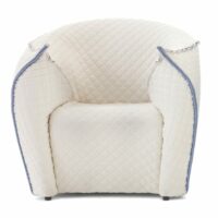 Fauteuil en tissu avec revêtement amovible avec accoudoirs - Moroso