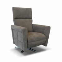 Fauteuil inclinable en cuir avec accoudoirs - Rossini Sofas