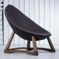 Fauteuil luge en tissu - Hookl Und Stool