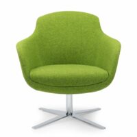 Fauteuil pivotant à 4 branches - Riccardo Rivoli