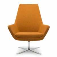 Fauteuil pivotant à 4 branches avec accoudoirs - Riccardo Rivoli