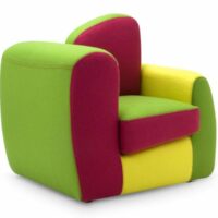 Fauteuil pour enfants en tissu avec accoudoirs - Adrenalina