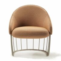 Fauteuil rembourré en tissu - Sancal