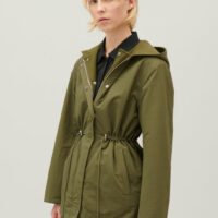 Parka capuche réversible kaki - Claudie Pierlot