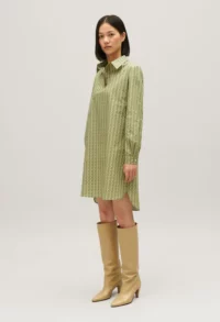 Robe courte monogramme verte - Claudie Pierlot