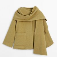 Manteau cape écharpe - Massimo Dutti