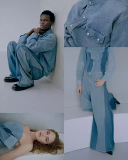 Levi’s Blue Tab: denim essentiel, matières responsables, coupes nettes, palette bleue maîtrisée pour un vestiaire simple, moderne et dura…