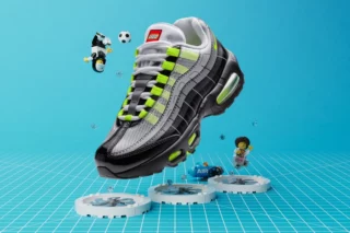 Air Max 95 x LEGO: matières, couleurs, pièces et styles. Sneaker Big Bubble et set 1 213 briques, dispo dès le 28 mars.