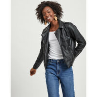 Blouson Court Zippé En Simili-VILA